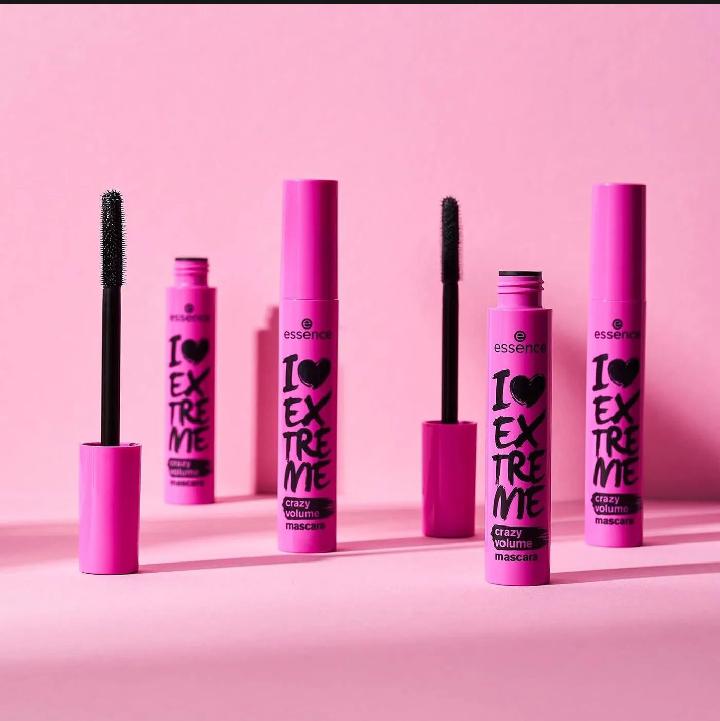 Essence I Love Extreme Crazy Volume Mascara - Waterproof & Smudge-Proof Black