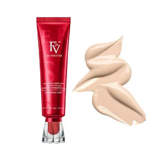 FV Waterproof Liquid Foundation (30g) - Full Coverage Skin Nourishing Base (Beige)