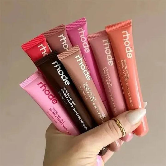 Rhode Peptide Lip Tint Set (Pack of 8) - Viral Hydrating Lip Gloss Collection