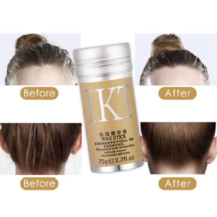 IKT Hair Wax Stick, Hair Styling Stick, Flyaway Tamer, Hair Wax for Women, Edge Control Wax, Slick Back Hair Look, IKT Wax Original, Hair Styling Balm, Frizzy Hair Solution, Professional Hair Wax, Avocado Hair Wax, Sleek Bun Essential, Men Hair Styling, Baby Hair Fixer, Non-Greasy Hair Wax, Hair Finishing Stick, Beauty Care Pakistan, Hair Grooming Kit, Portable Hair Wax, IKT 75g, Hair Wax Stick Pakistan, Online Cosmetics Pakistan, Trendy Hair Accessories, Hair Taming Stick, Hair Smoothening Balm