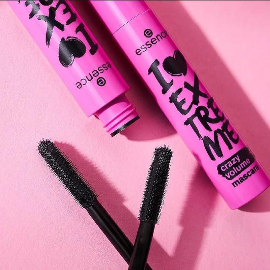 Essence I Love Extreme Crazy Volume Mascara - Waterproof & Smudge-Proof Black