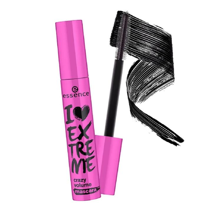 Essence I Love Extreme Crazy Volume Mascara - Waterproof & Smudge-Proof Black