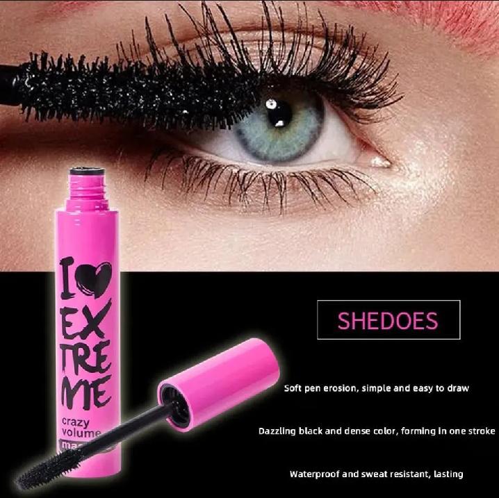 Essence I Love Extreme Crazy Volume Mascara - Waterproof & Smudge-Proof Black