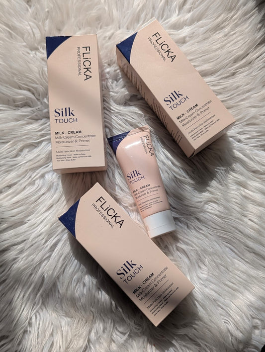 Flicka Professional Silk Touch Milk Cream - 2-in-1 Moisturizer & Makeup Primer (60g)
