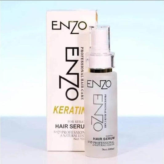 Enzo Keratin Professional Hair Serum (100ml) - Anti-Frizz & Smoothing Treatment