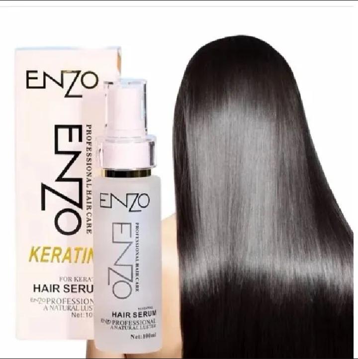 Enzo Keratin Professional Hair Serum (100ml) - Anti-Frizz & Smoothing Treatment