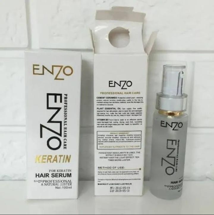 Enzo Keratin Professional Hair Serum (100ml) - Anti-Frizz & Smoothing Treatment
