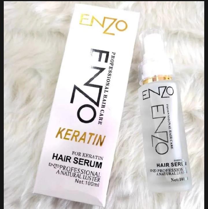 Enzo Keratin Professional Hair Serum (100ml) - Anti-Frizz & Smoothing Treatment