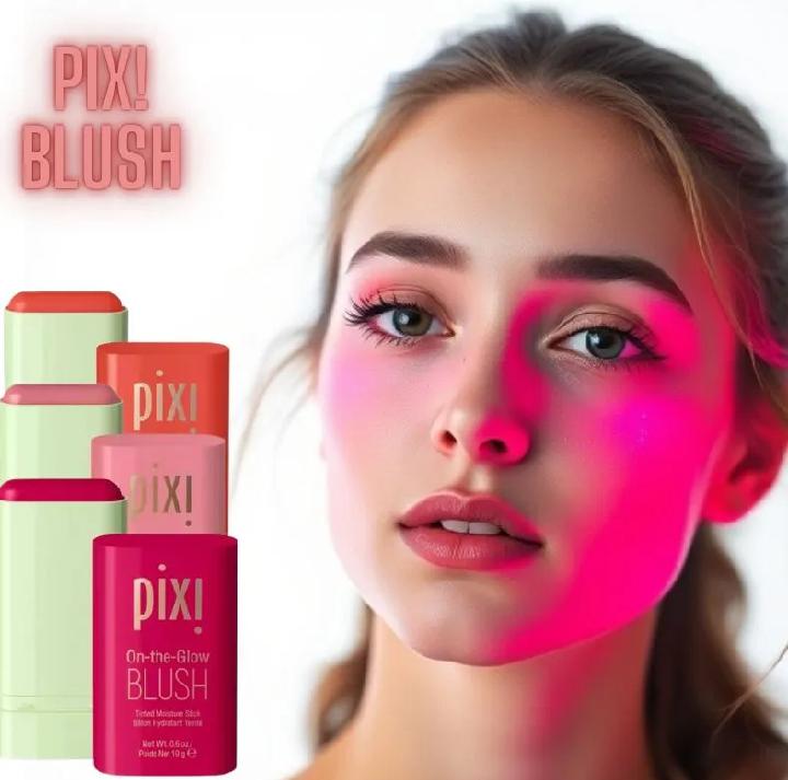 Pixi On-the-Glow Blush Stick Pack of 3 - Tinted Moisture Stick for Cheeks & Lips
