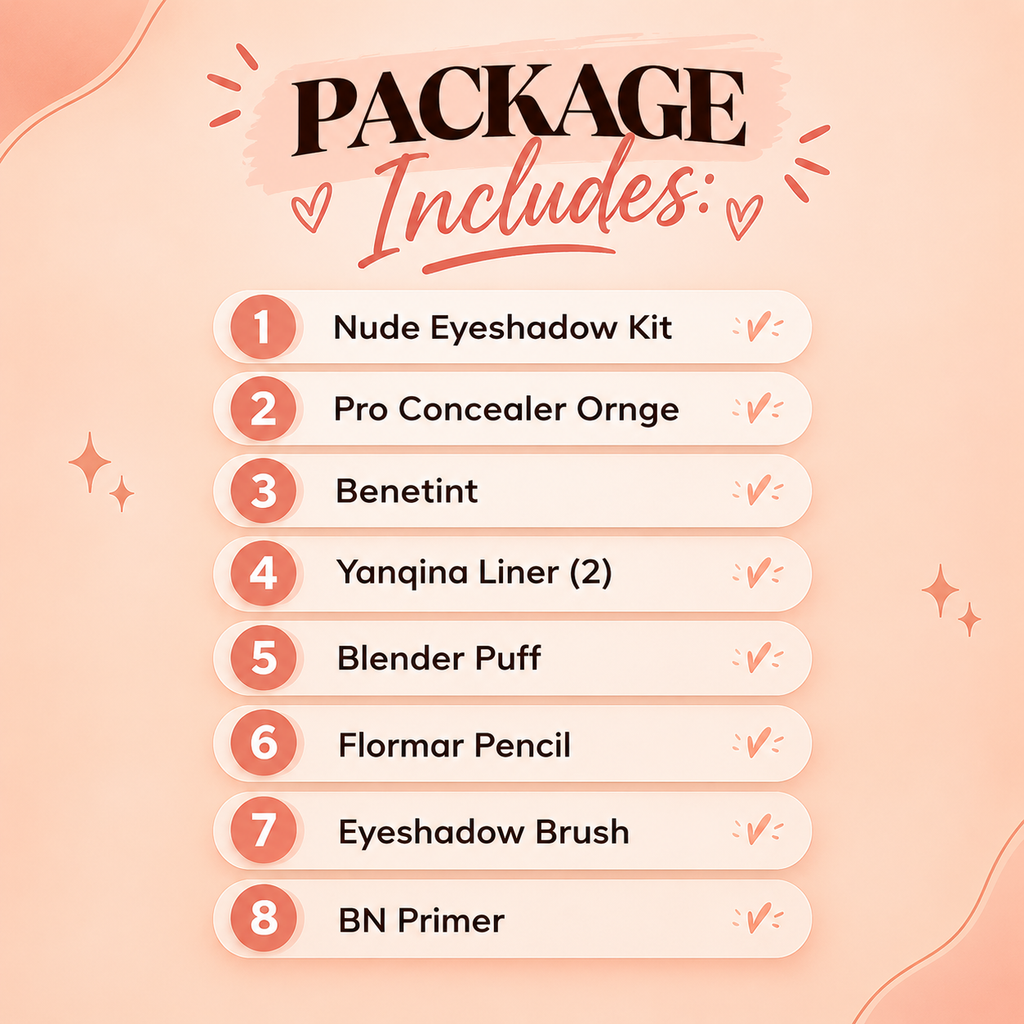 08 Items Makeup Deal - Most Demanding